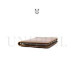 CRU00822032 Carpeta Cuero A4 Con Cierre Natural Jaspeado 5