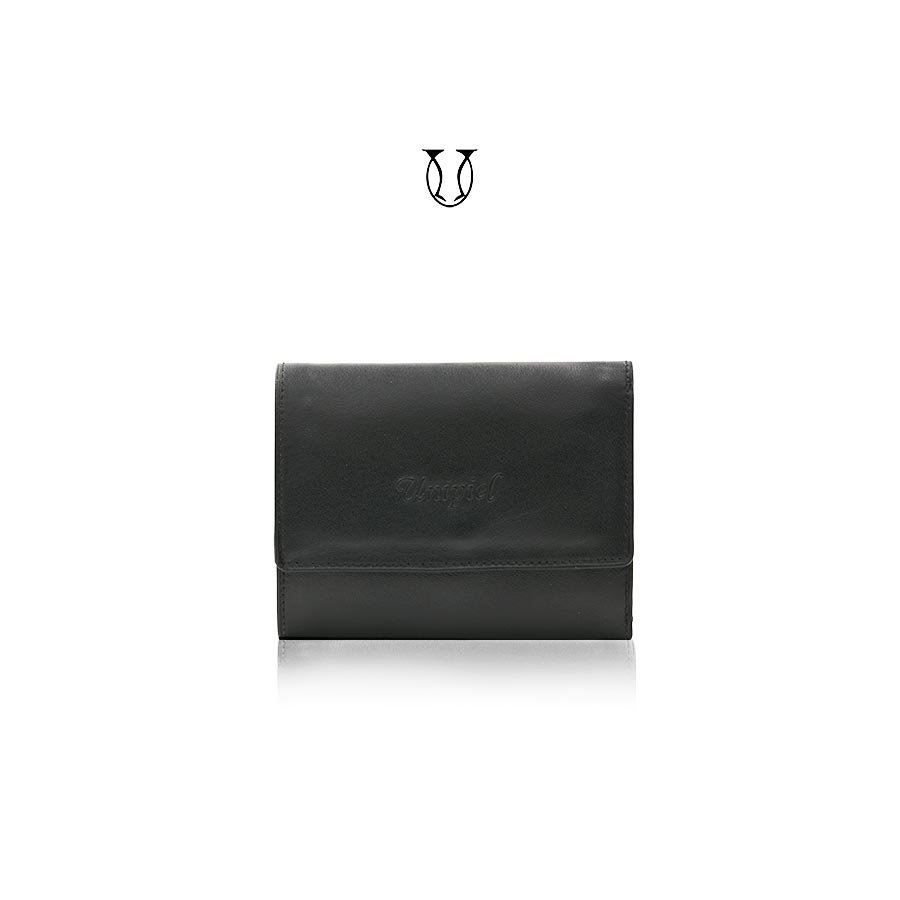 BID0052301 Billetera luxury B73 cuero guante de res negro