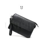 MRU12322001 Maletín de cuero res Negro 4