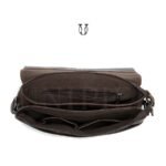 MRU12322001 Maletín de cuero res Negro 7
