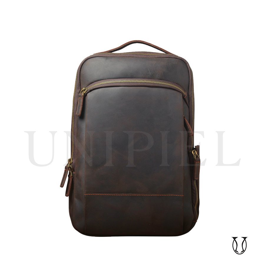 MHU09622002 Mochila de Cuero Vacuno Moro