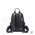 MHU11822001 Mochila de cuero vacuno Negro 4