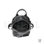 MHU11922001 Mochila de cuero vacuno Negro 5