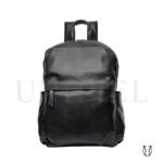 MHU12122001 Mochila de Cuero Vacuno Negro 1
