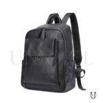 MHU13922001 Mochila de Cuero Vacuno Negro 2