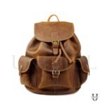 MHU15722003 Mochila de cuero vacuno Marrón 1