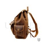MHU15722003 Mochila de cuero vacuno Marrón 2