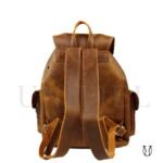 MHU15722003 Mochila de cuero vacuno Marrón 3