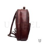 MHU16022010 Mochila de Cuero Vacuno Guinda 2