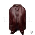 MHU16022010 Mochila de Cuero Vacuno Guinda 3