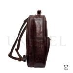 MHU16022135 Mochila de Cuero Vacuno Moro Cocodrilo 2