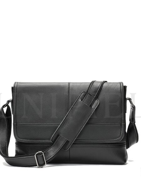 MNU04222001 Maletín de Cuero Vacuno Negro