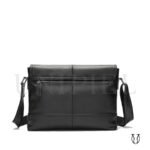 MNU04222001 Maletín de Cuero Vacuno Negro 4