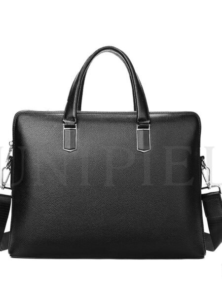 MNU11522001 Maletín de Cuero Vacuno Negro