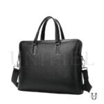 MNU11522001 Maletín de Cuero Vacuno Negro 2