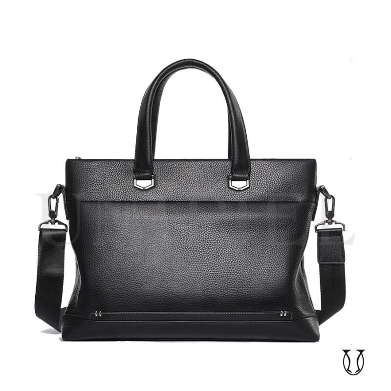 MNU11622001 Maletín de Cuero Vacuno Negro