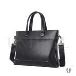 MNU11622001 Maletín de Cuero Vacuno Negro 2