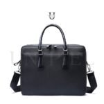 MNU11822001 Maletín de Cuero Vacuno Negro 1