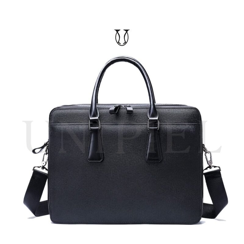 MNU11822001 Maletín de Cuero Vacuno Negro