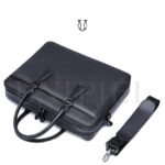 MNU11822001 Maletín de Cuero Vacuno Negro 6