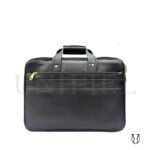 MNU13722001 Maletín de Cuero Vacuno Triple Negro 3