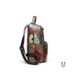 MHU 05022088 Mochila de cuero vacuno colores variados 3