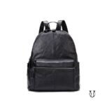 MHU 03722001 Mochila de cuero vacuno Negro 1
