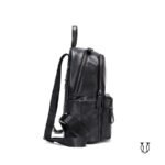 MHU 03722001 Mochila de cuero vacuno Negro 3