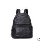 MHU 04322001 Mochila de cuero vacuno Negro 1