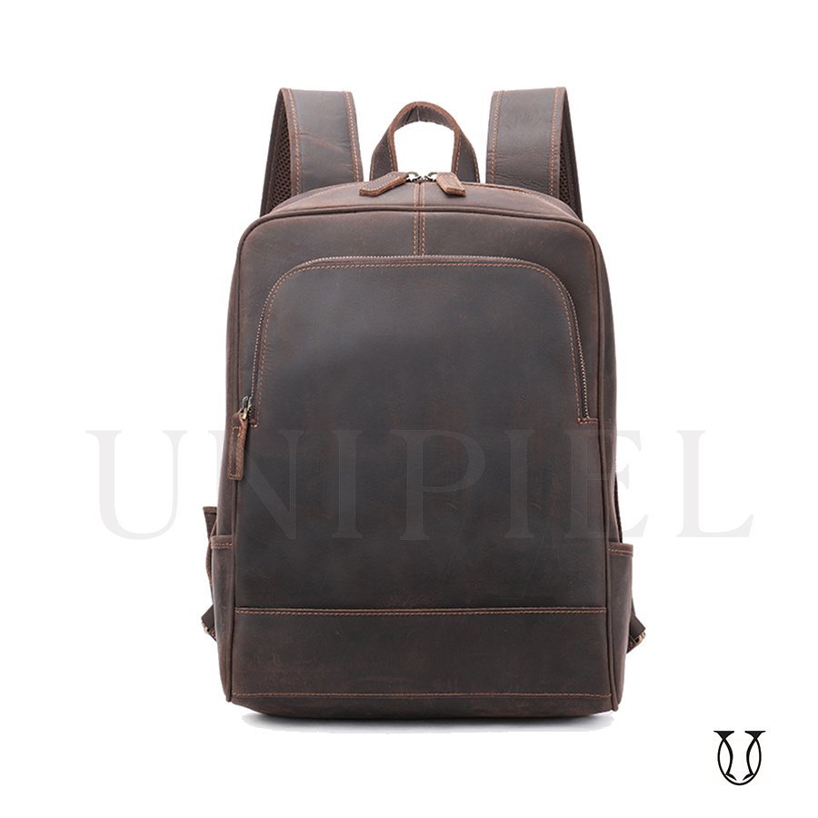 MHU08722002 Mochila de cuero vacuno Moro