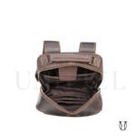 MHU08722002 Mochila de cuero vacuno Moro 4
