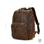 MHU09122025 Mochila de cuero vacuno Marrón 2