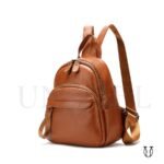 MHU10222060 Mochila de cuero vacuno Caramelo 2