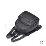 MHU10222001 Mochila de cuero vacuno Negro 4