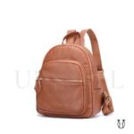 MHU 10322060 Mochila de cuero vacuno Caramelo 2