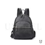 MHU 10322001 Mochila de cuero vacuno Negro 1
