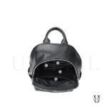 MHU11822001 Mochila de cuero vacuno Negro 7