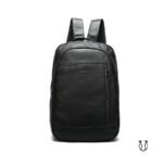 MHU 07022001 Mochila de cuero vacuno Negro 1