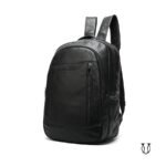 MHU 07022001 Mochila de cuero vacuno Negro 3