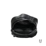 MHU 07022001 Mochila de cuero vacuno Negro 5