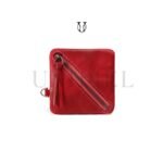 MDD01322012 Monedero cuero vacuno color Rojo 1