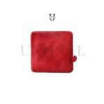 MDD01322012 Monedero cuero vacuno color Rojo 2