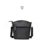MRU08122001 Cartera morral de cuero vacuno Negro 3