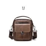 MRU04622003 Morral de cuero vacuno marron 1