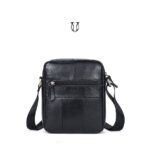 MRU05122001 Morral de cuero vacuno Negro 2