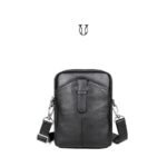 MRU05922001 Morral de cuero vacuno Negro 1