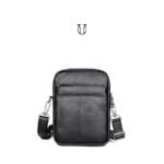 MRU05922001 Morral de cuero vacuno Negro 2
