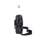 MRU05122001 Morral de cuero vacuno Negro 3
