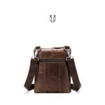 MRU00722003 Morral de cuero vacuno Marron 2