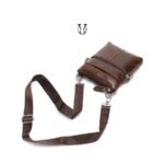 MRU00722003 Morral de cuero vacuno Marron 5